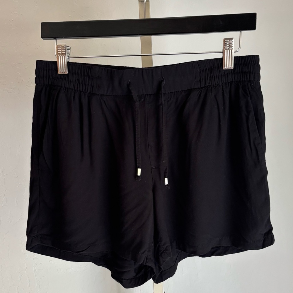 🌿 3 FOR $12 Women’s Black Lightweight Elastic Waist Lounge Shorts, Black, Medium